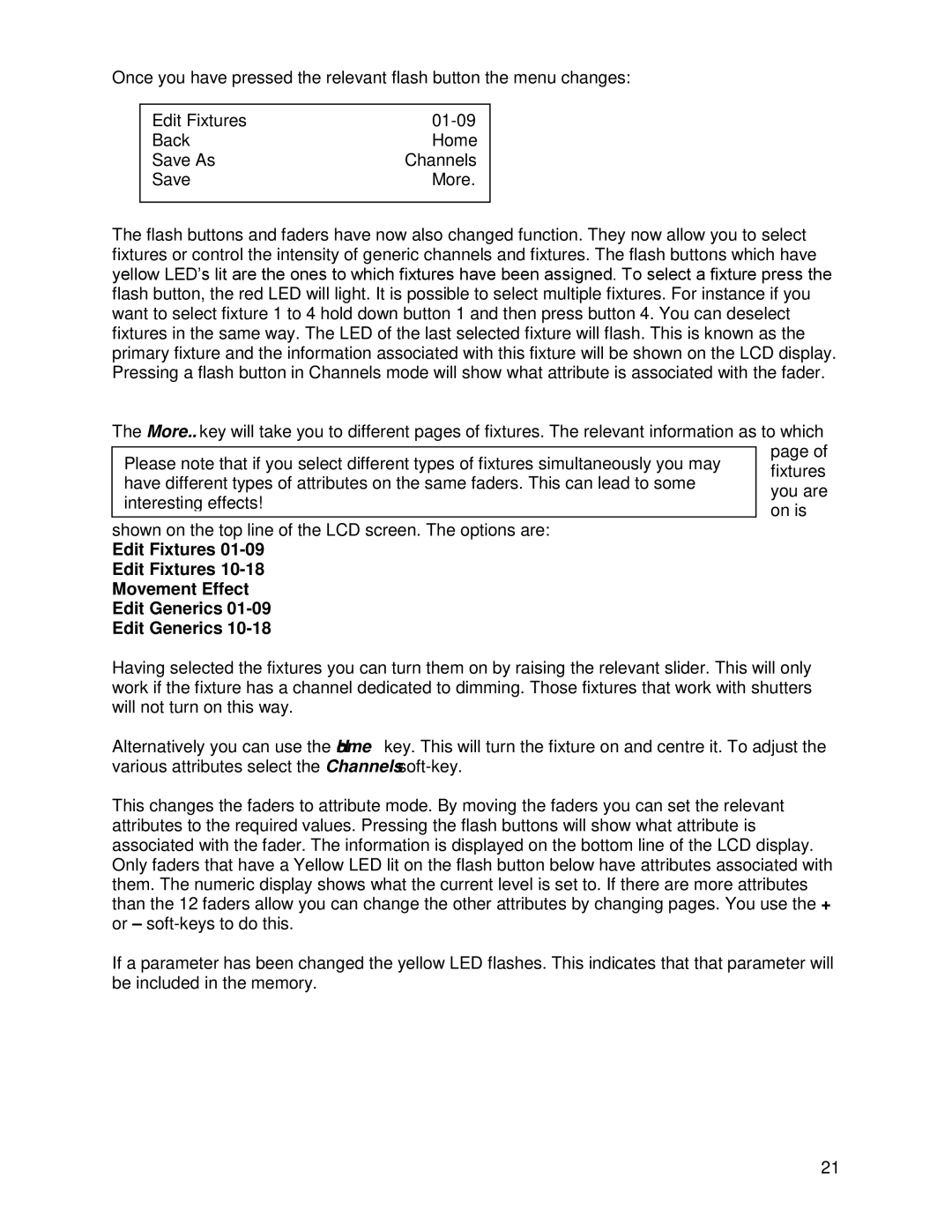 Chauvet DMX 60 user manual 