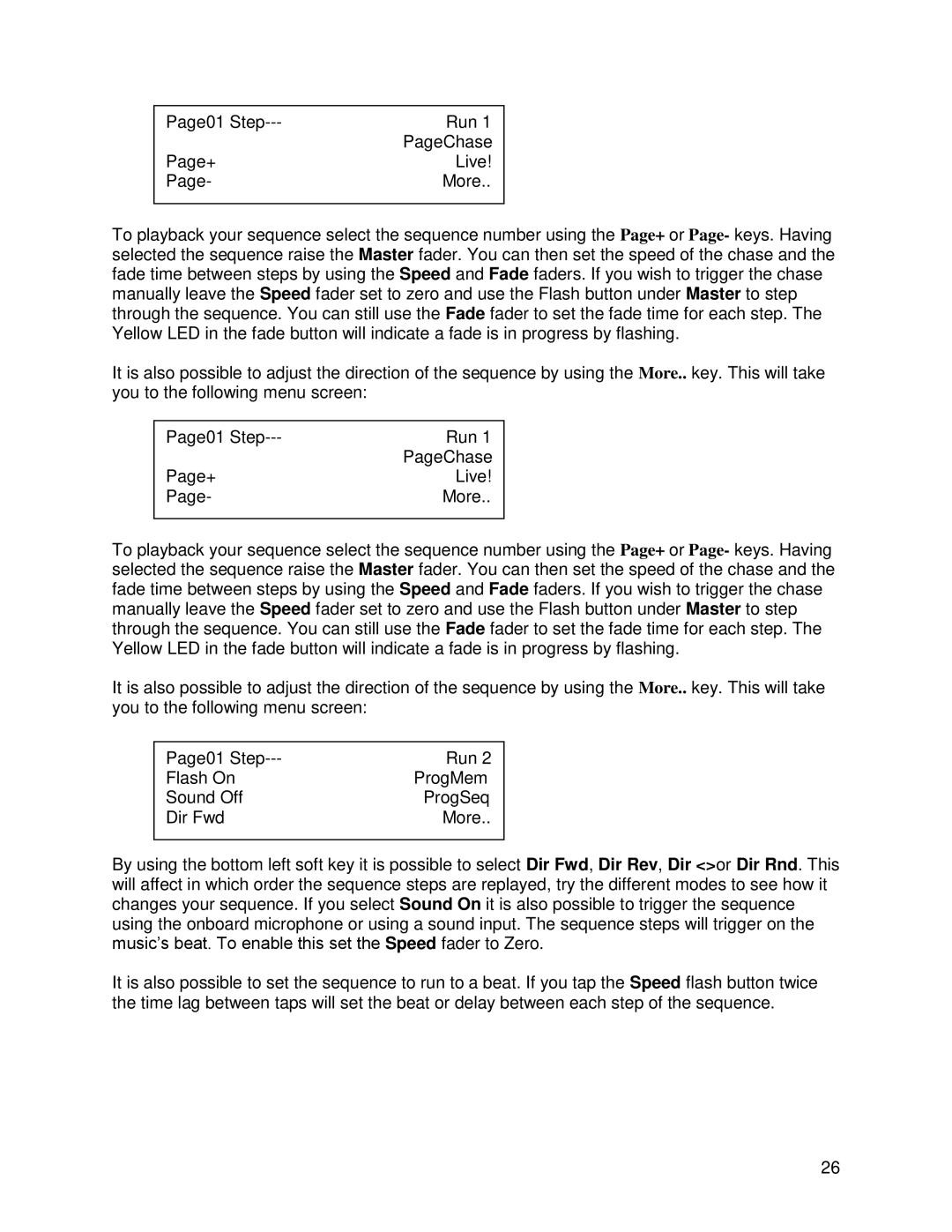 Chauvet DMX 60 user manual 