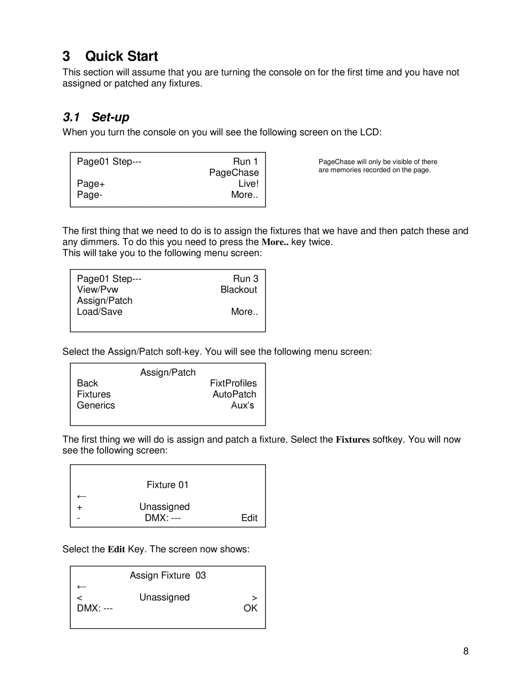 Chauvet DMX 60 user manual Quick Start, Set-up 