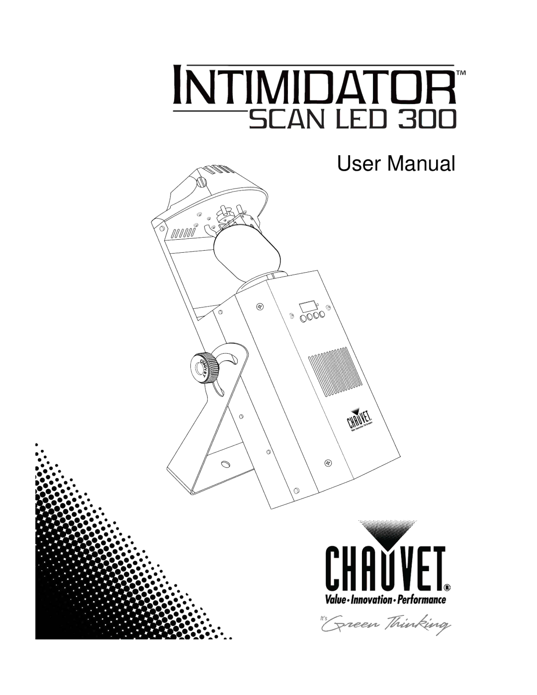 Chauvet INTIMIDATORSCANLED300 user manual 