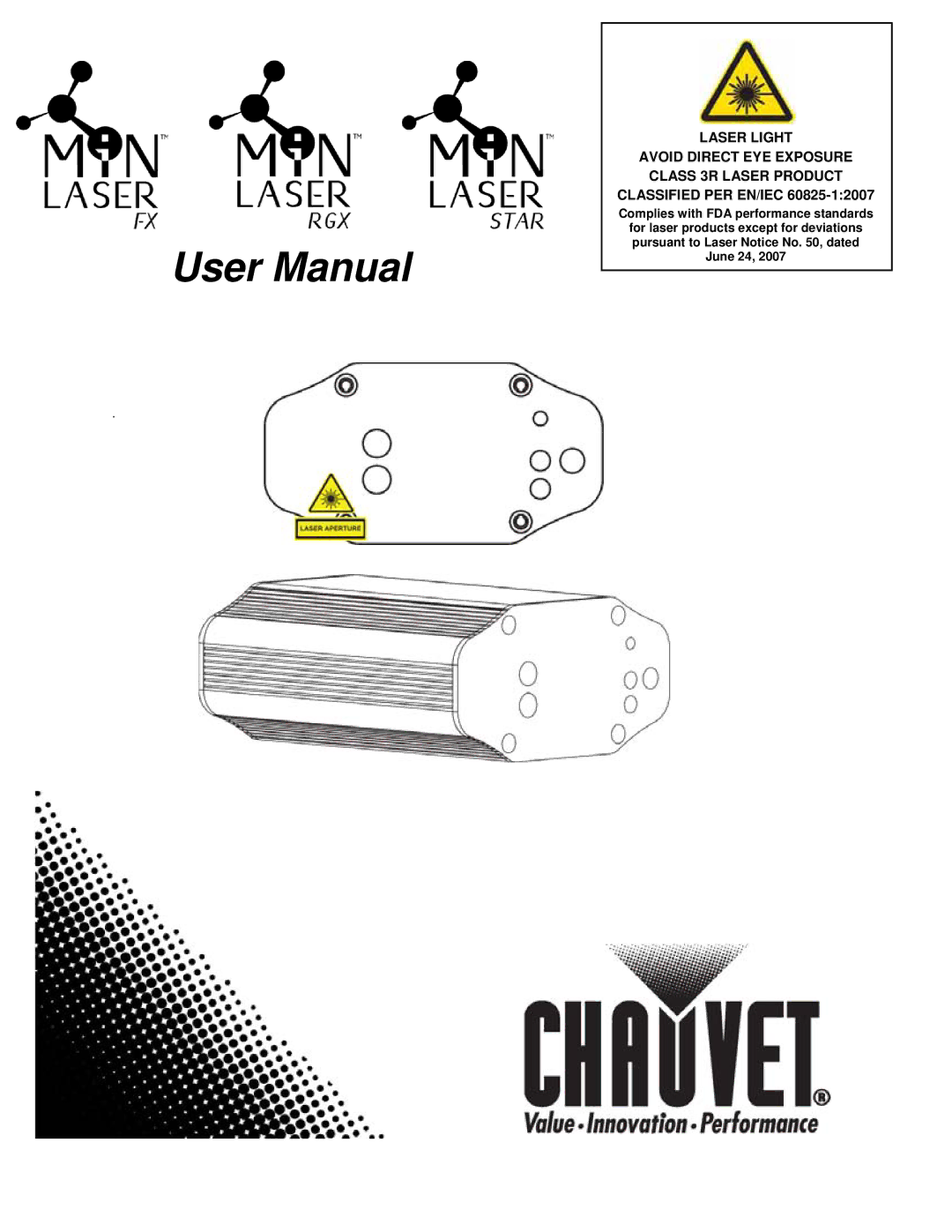 Chauvet Laser Level user manual 