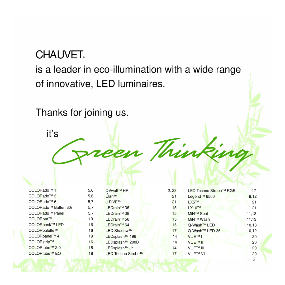 Chauvet LED Light manual Chauvet 