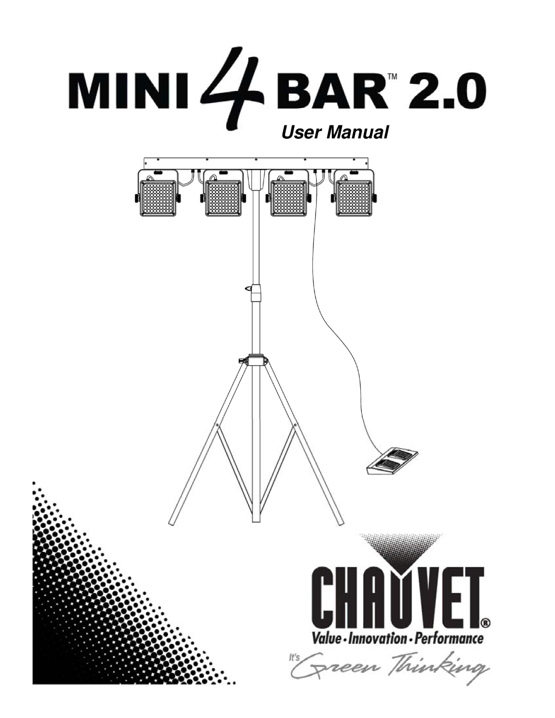 Chauvet MINI 4 BAR 2.0 user manual 