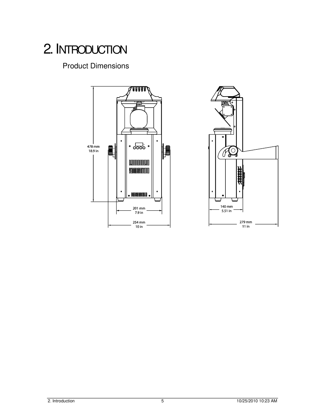 Chauvet SCAN LED 300 user manual Introduction 