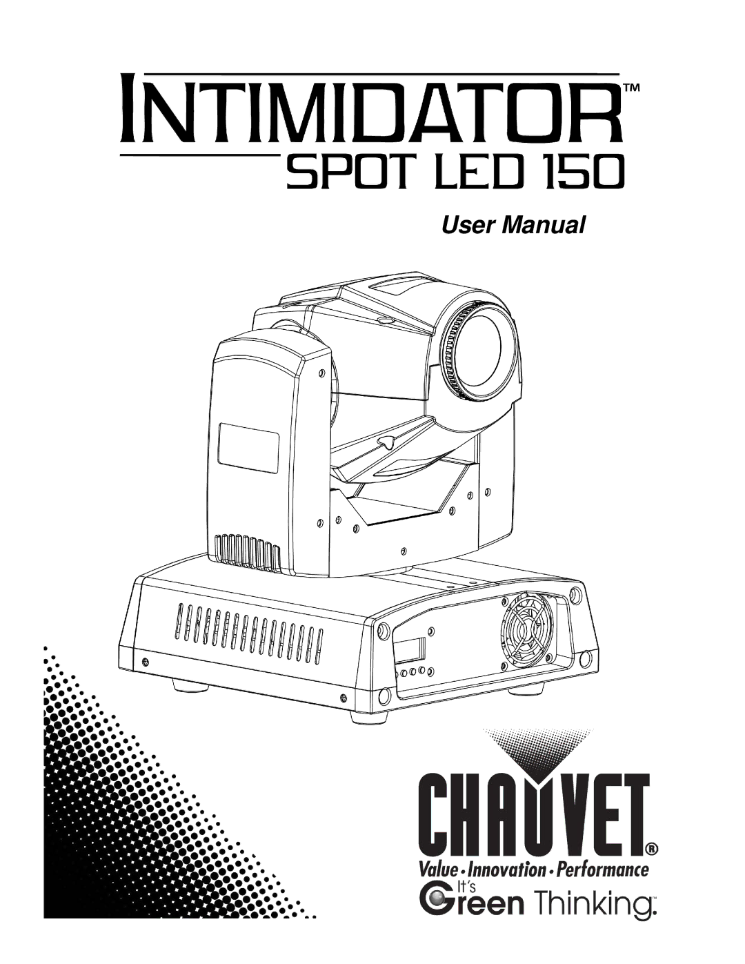 Chauvet Spot LED 150 user manual 