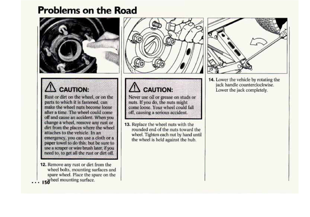 Chevrolet 1994 manual Mounting surface 