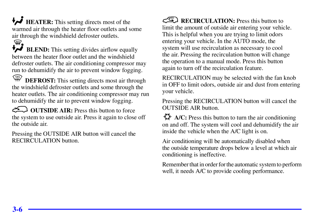 Chevrolet 2001 manual 