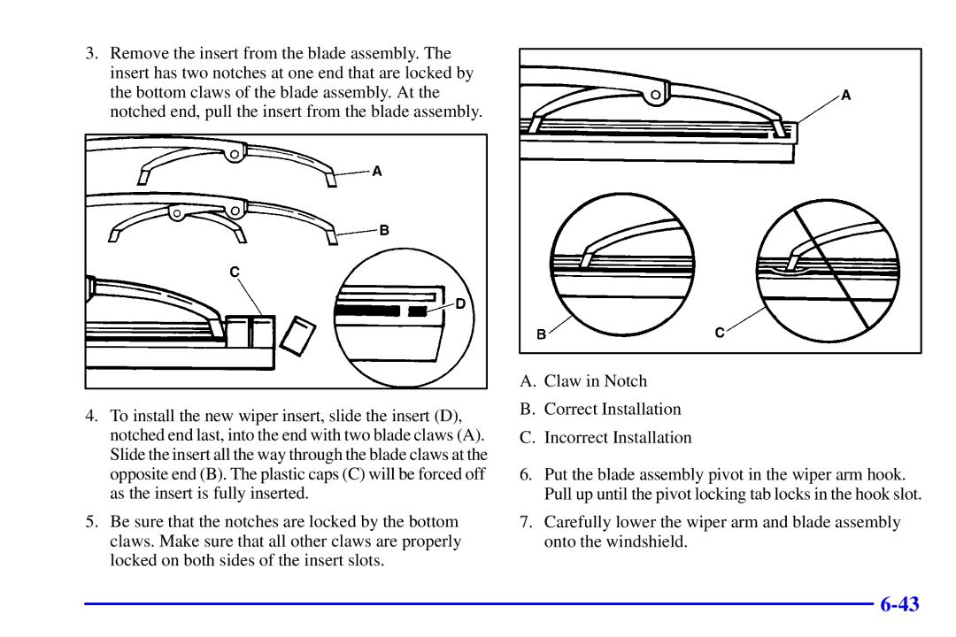 Chevrolet 2001 manual 