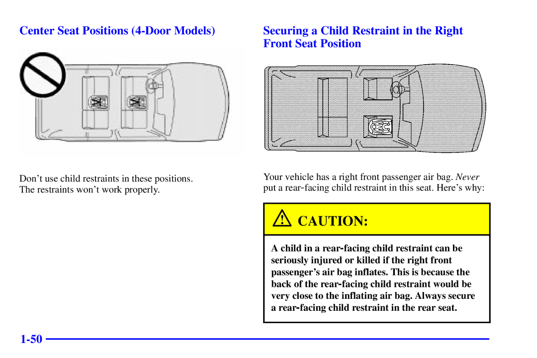 Chevrolet 2001 manual 