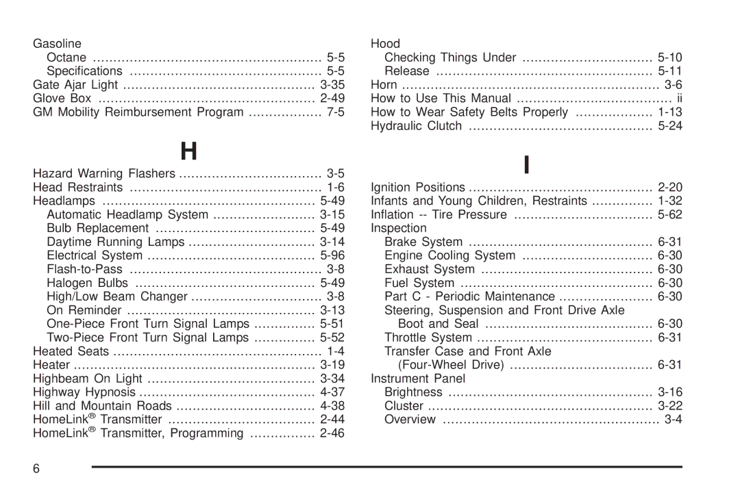 Chevrolet 2005 owner manual 