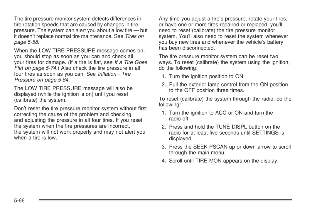 Chevrolet 2005 owner manual 