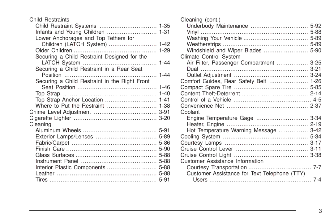 Chevrolet 2005 owner manual 