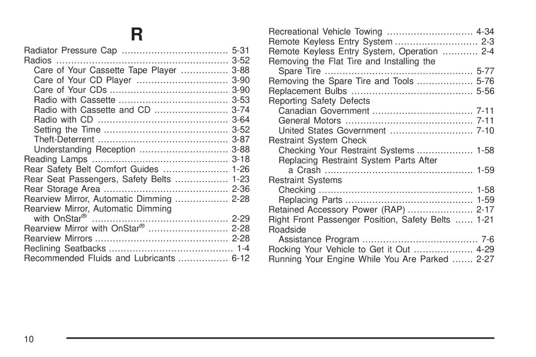 Chevrolet 2005 owner manual 