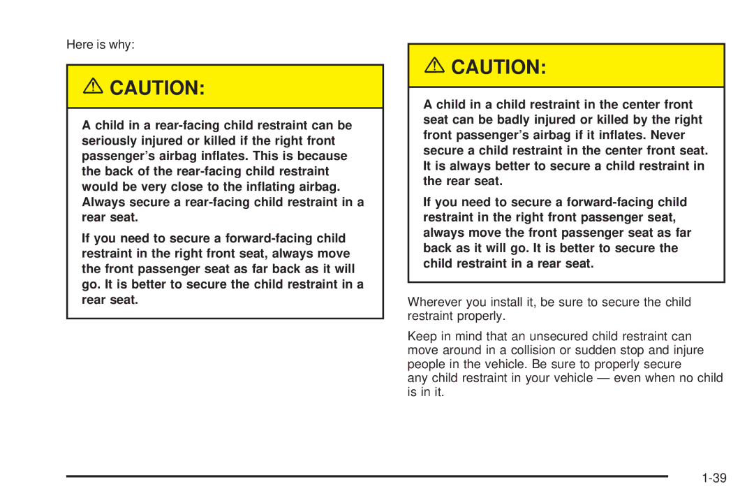 Chevrolet 2005 owner manual Here is why 