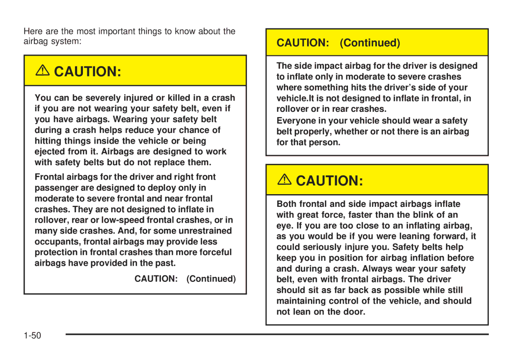 Chevrolet 2005 owner manual 