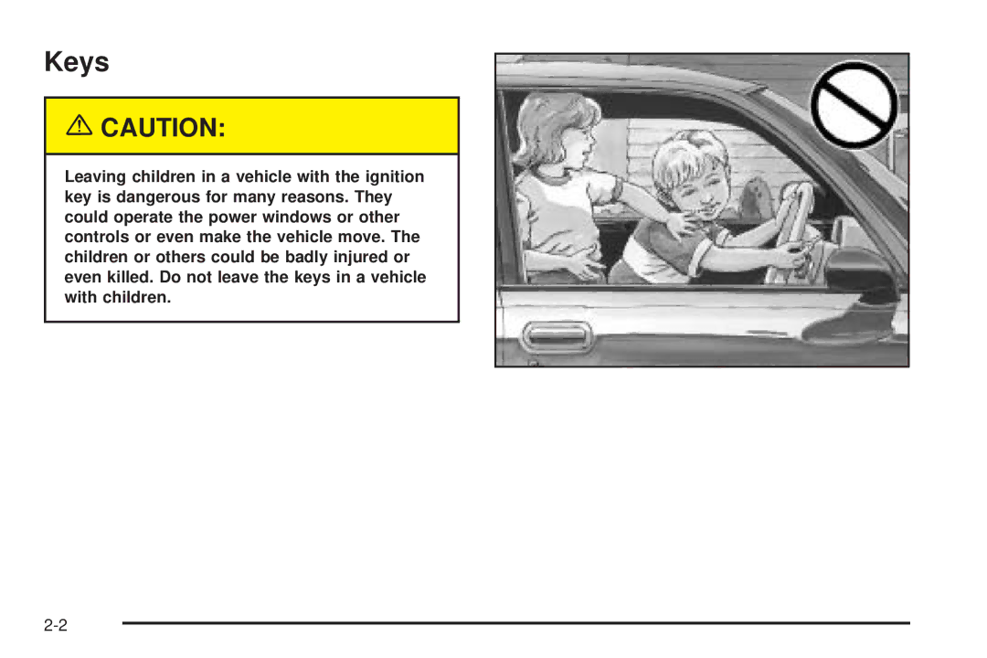 Chevrolet 2005 owner manual Keys 