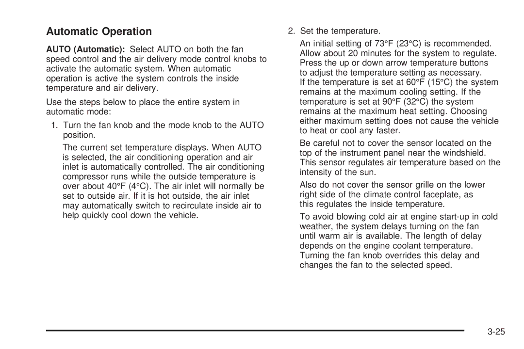 Chevrolet 2008 owner manual Automatic Operation 