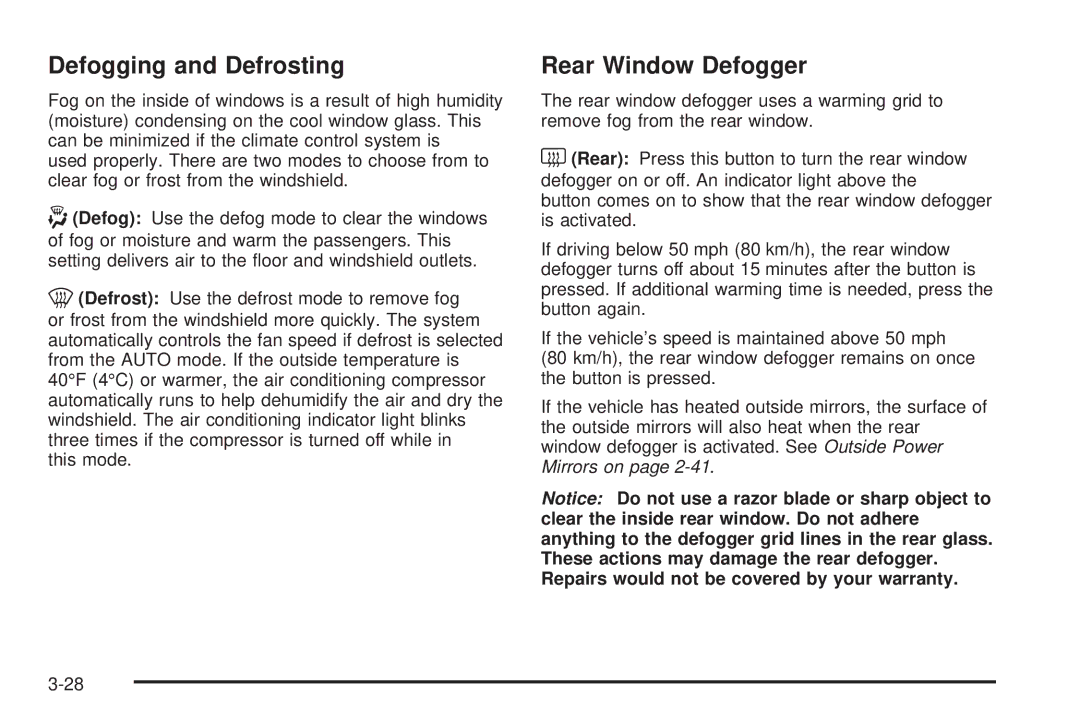 Chevrolet 2008 owner manual This mode 