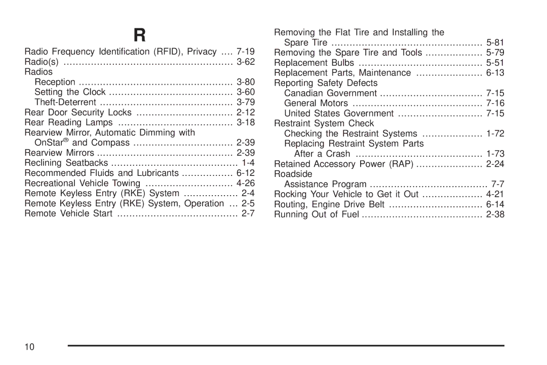 Chevrolet 2008 owner manual 