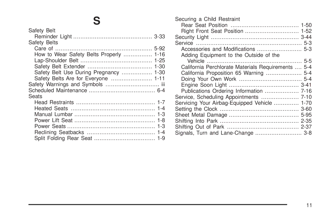 Chevrolet 2008 owner manual California Perchlorate Materials Requirements 