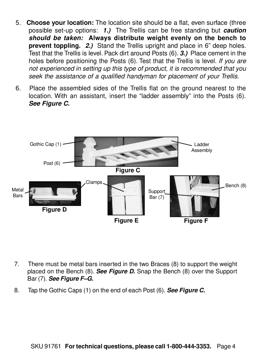 Chicago Electric 91761 manual See Figure C, Figure D 