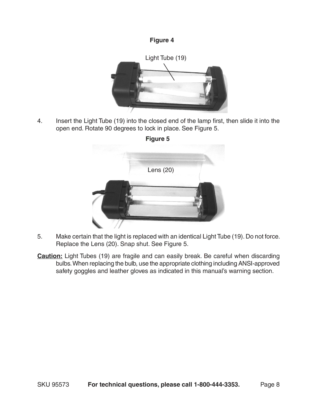 Chicago Electric 95573 manual SKU For technical questions, please call 