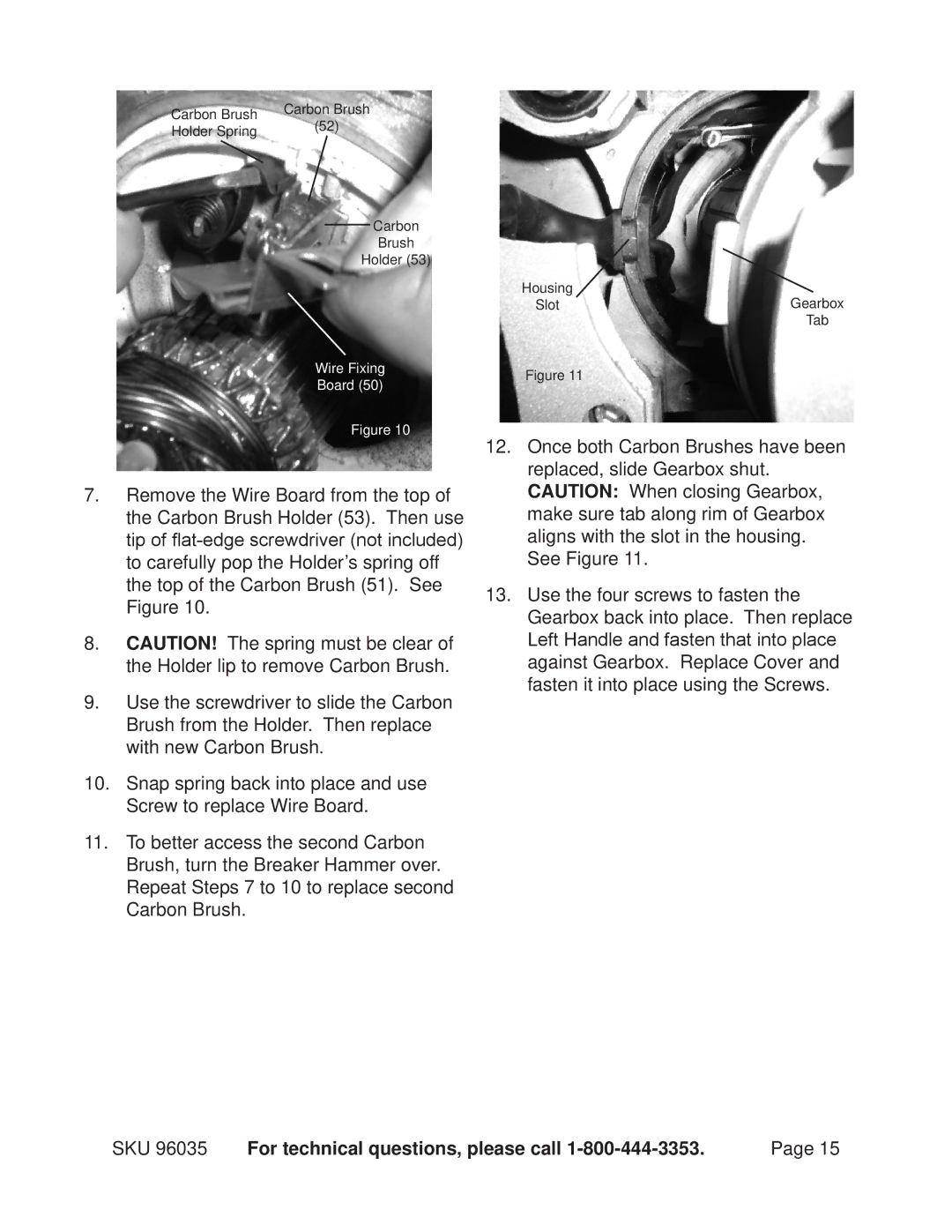 Chicago Electric 96035 operating instructions Wire Fixing Board 