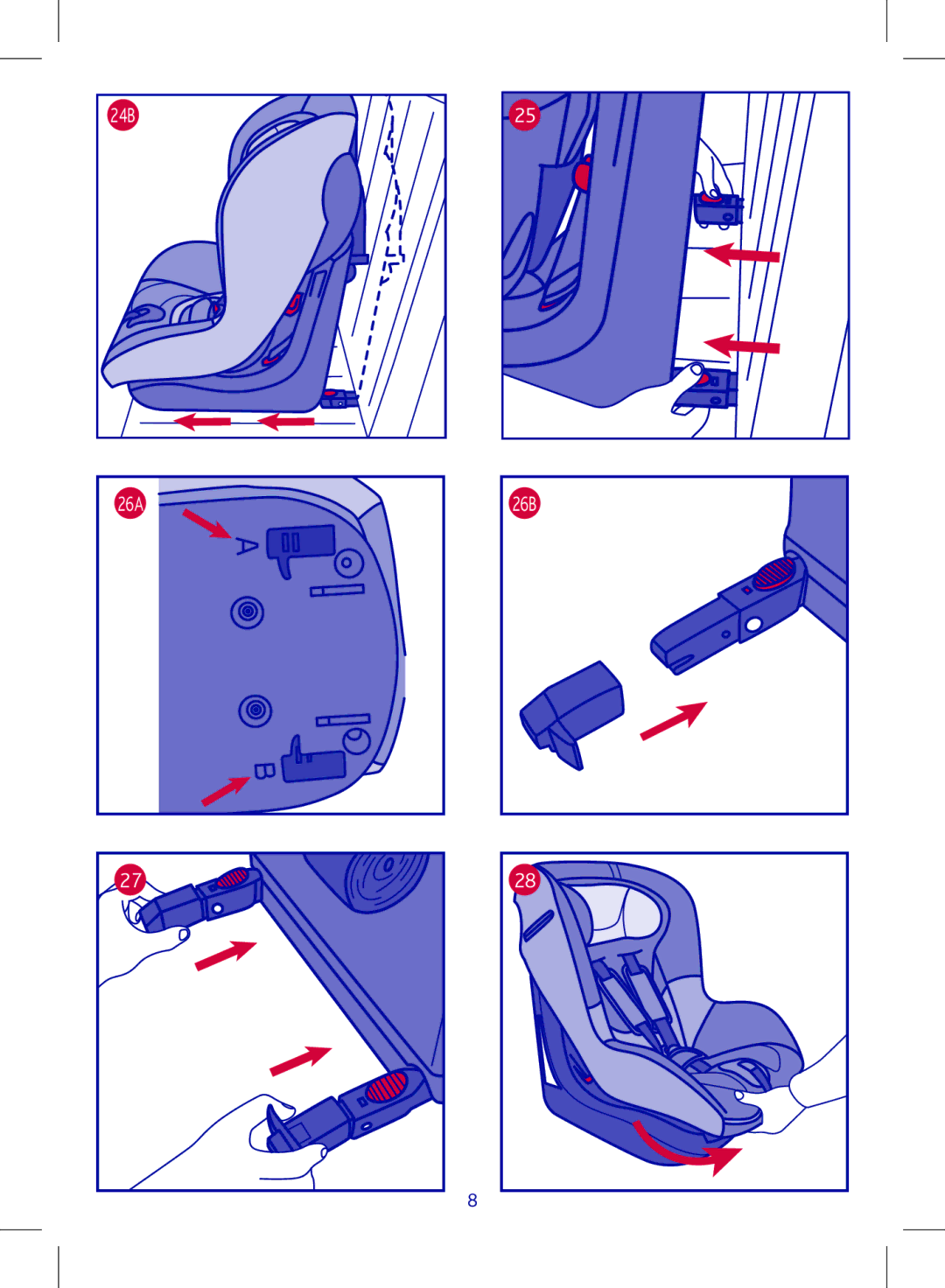 Chicco 00.062997.430.000, Key Fit 30, KEY1 ISOFIX manual 24B 26A 26B 