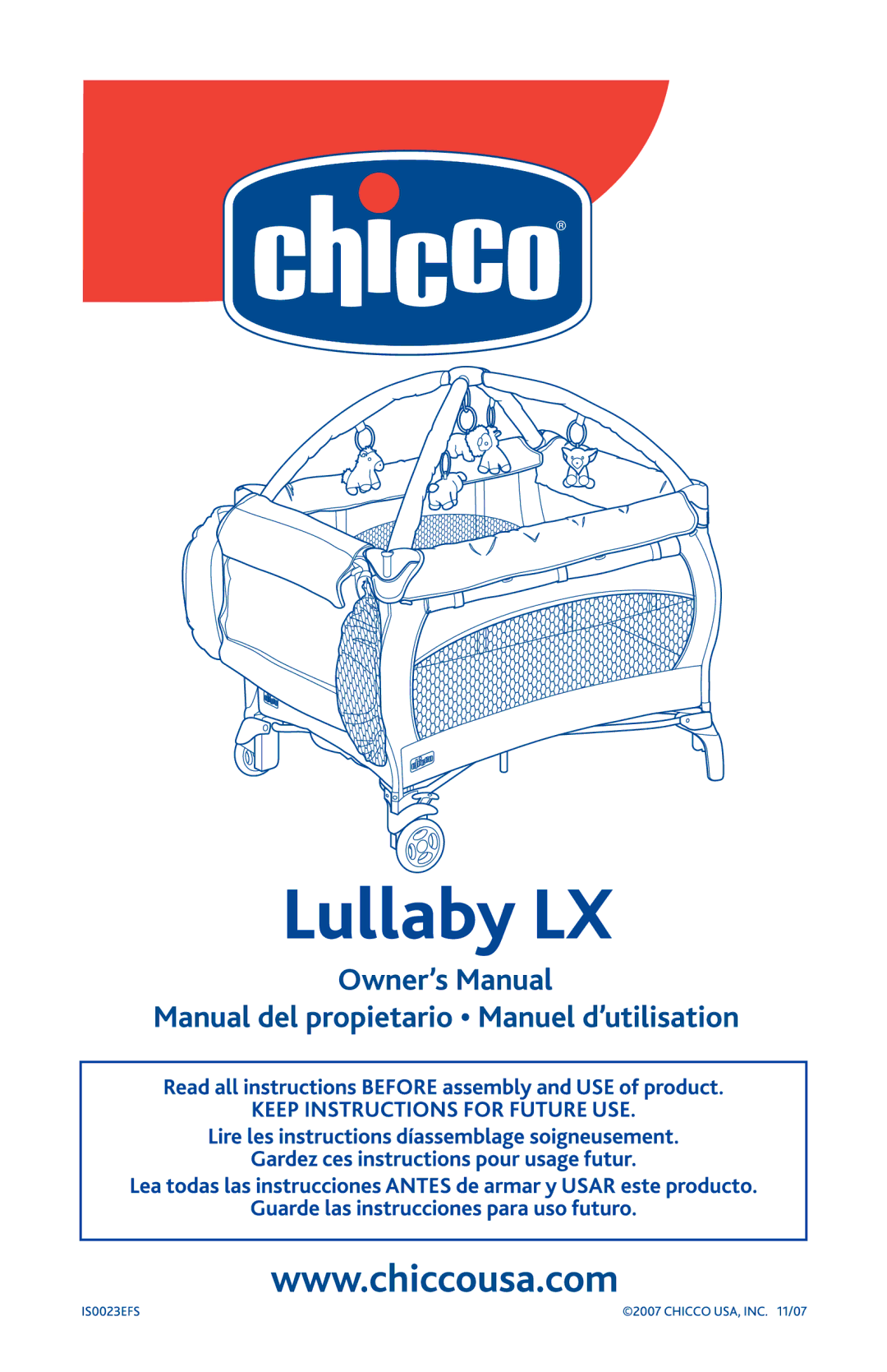 Chicco Lullaby LX manual 