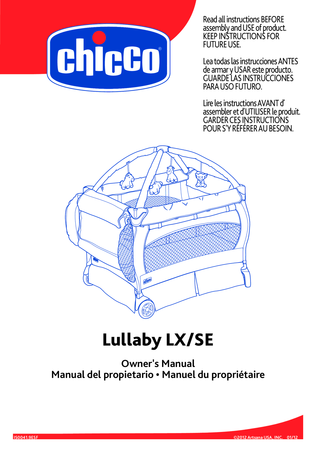 Chicco manual Lullaby LX/SE 