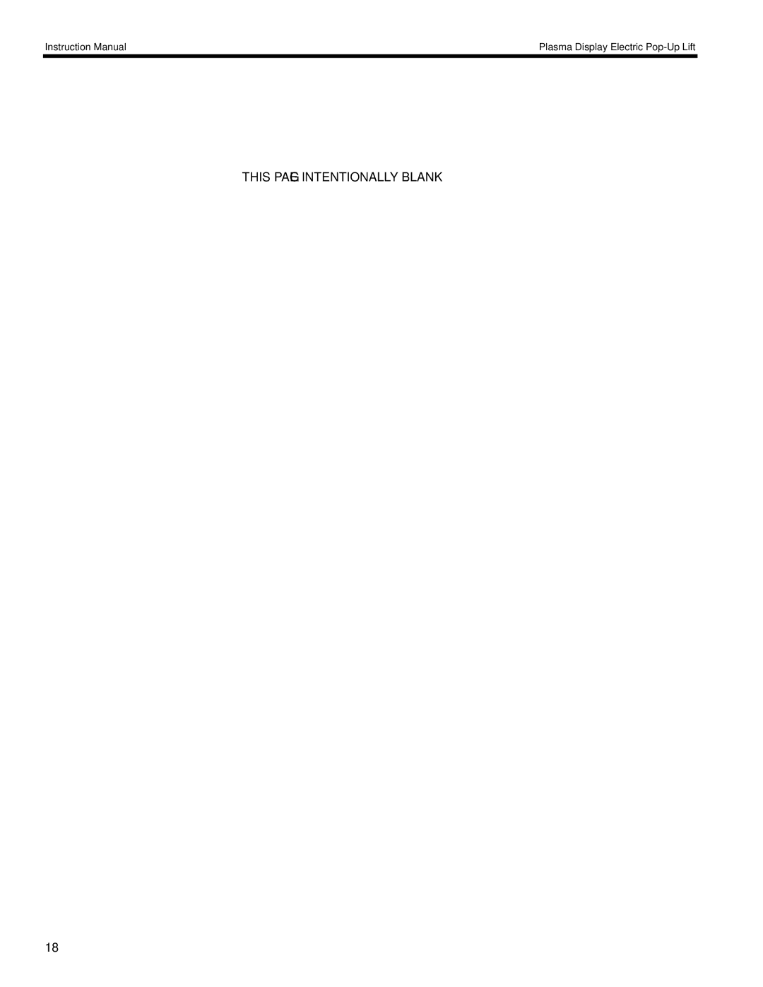 Chief Manufacturing 8805-000009 manual This page Intentionally Blank 