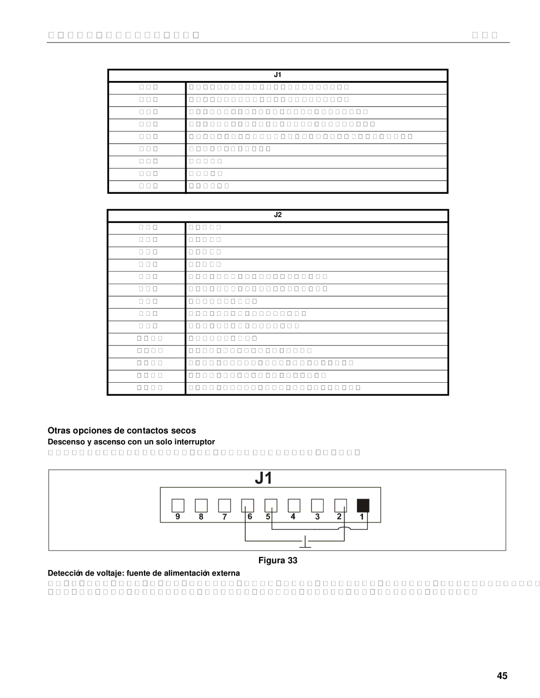 Chief Manufacturing CM2L40 Otras opciones de contactos secos, Descenso y ascenso con un solo interruptor 