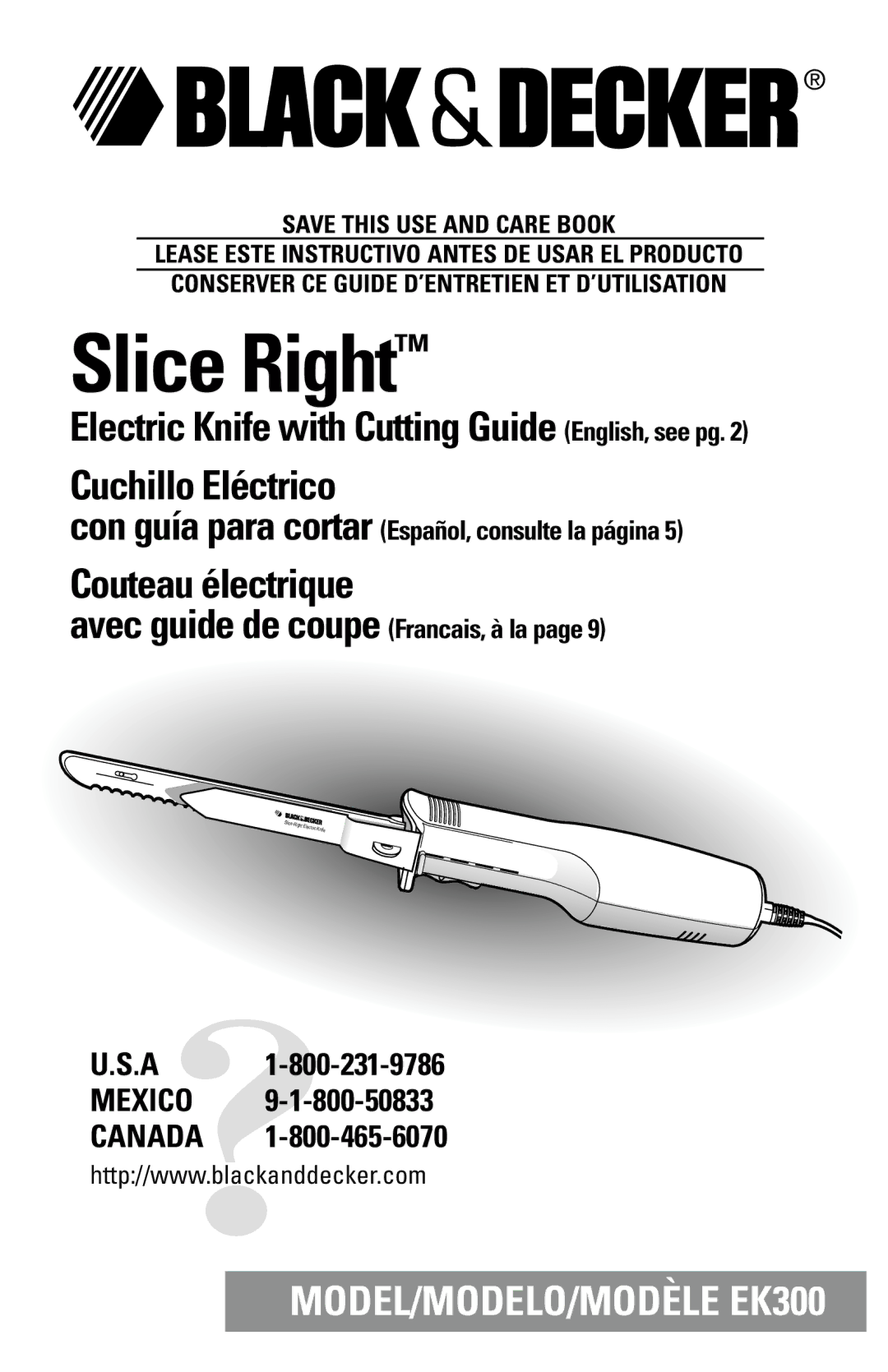 China Household Electrical Appliance EK300 manual Slice Right, Lease Este Instructivo Antes DE Usar EL Producto 