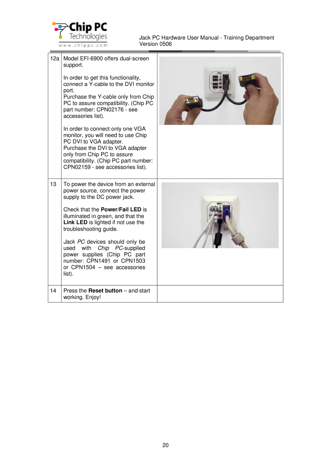 Chip PC CDC01927 manual 