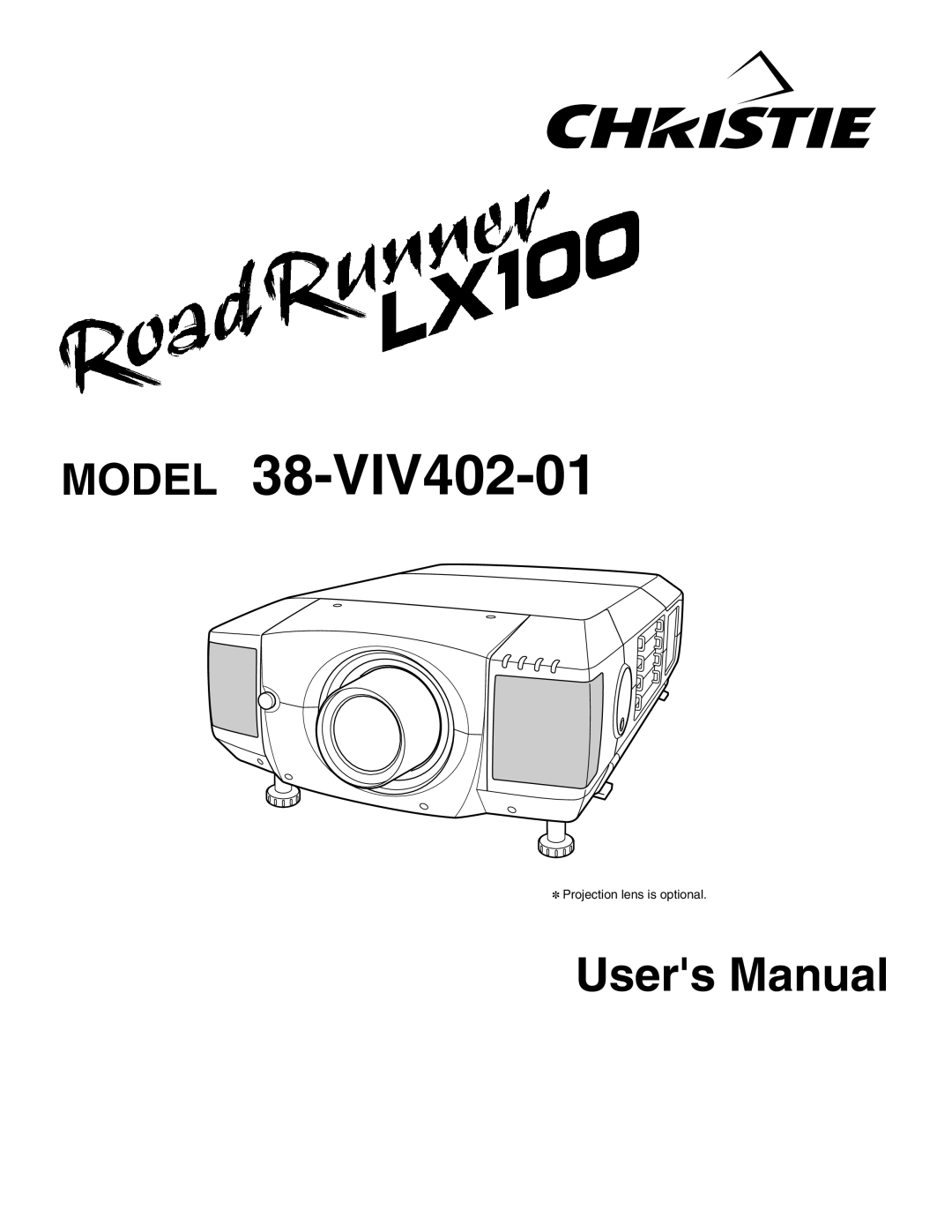 Christie Digital Systems 38-VIV402-01 user manual Model 