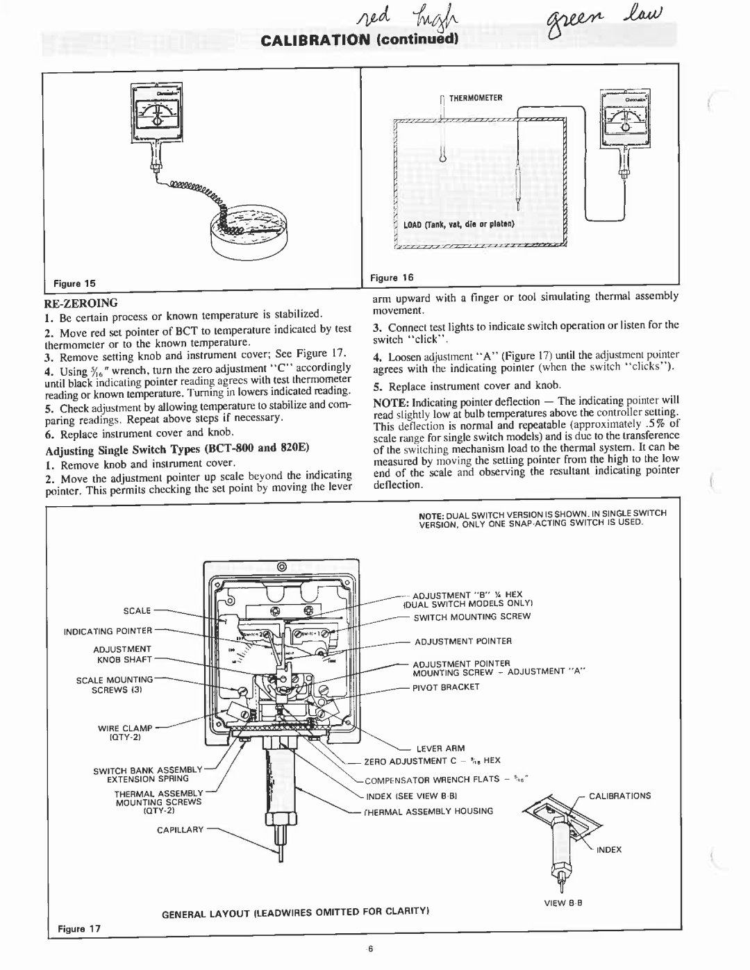 Chromalox BCT-800, BCT-820E manual 