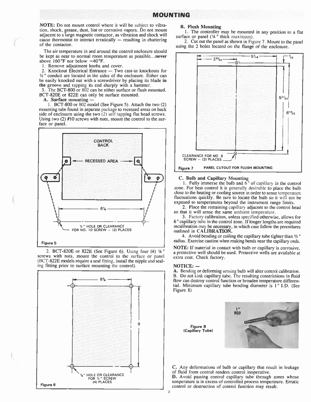 Chromalox BCT-820E, BCT-800 manual 