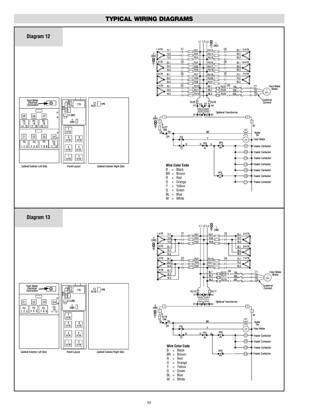 Chromalox CHPES-6A manual Typical Wiring Diagrams 