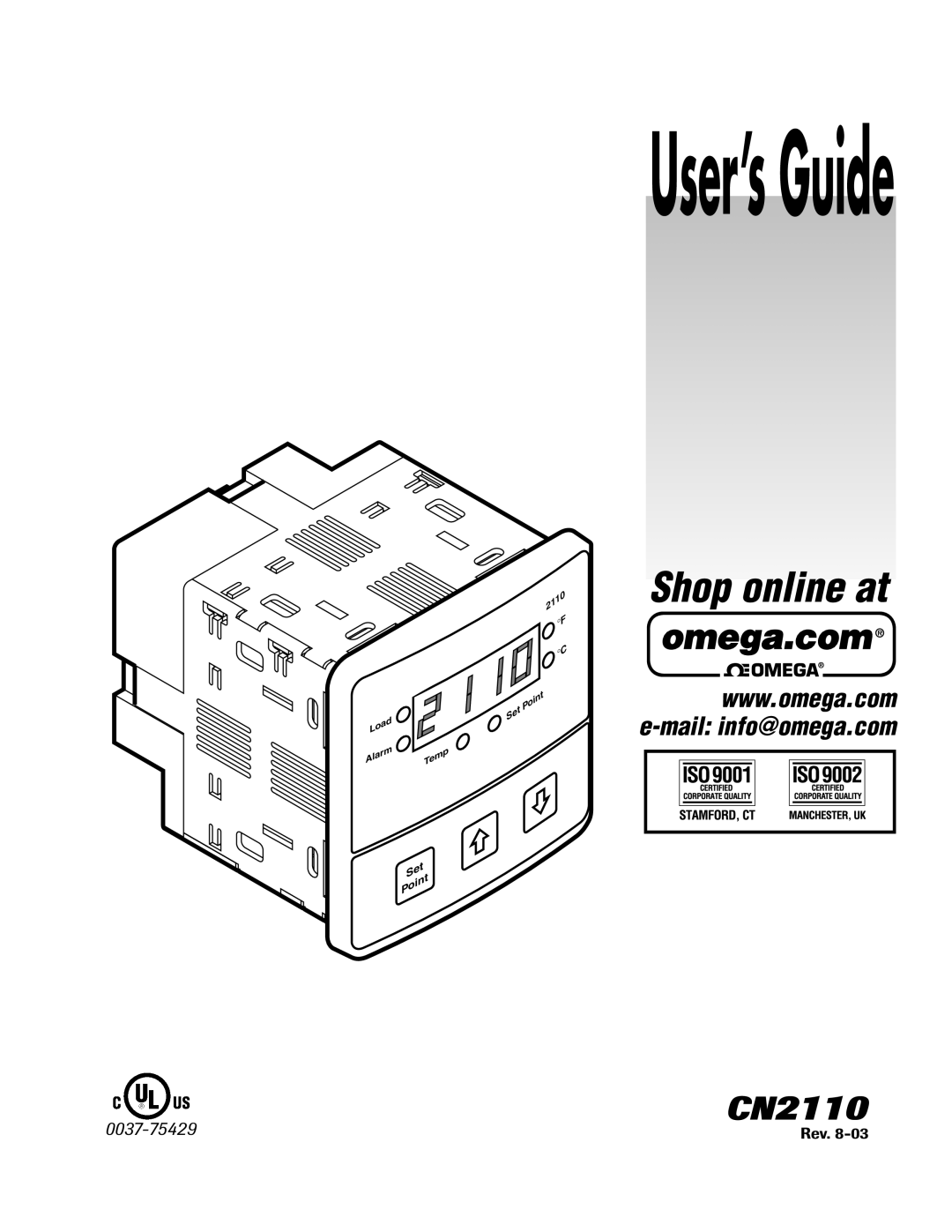 Chromalox CN2110 manual User’s Guide 