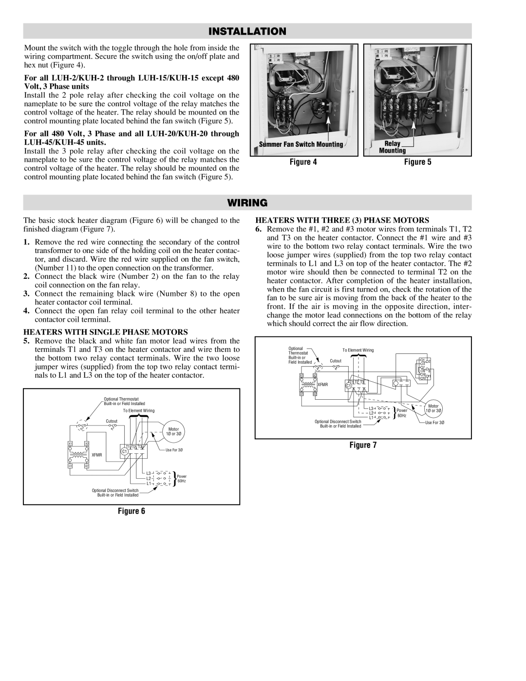 Chromalox ESFS-40A, ESFS-41A, ESFS-47, ESFS-42A installation instructions Wiring, Xfmr 