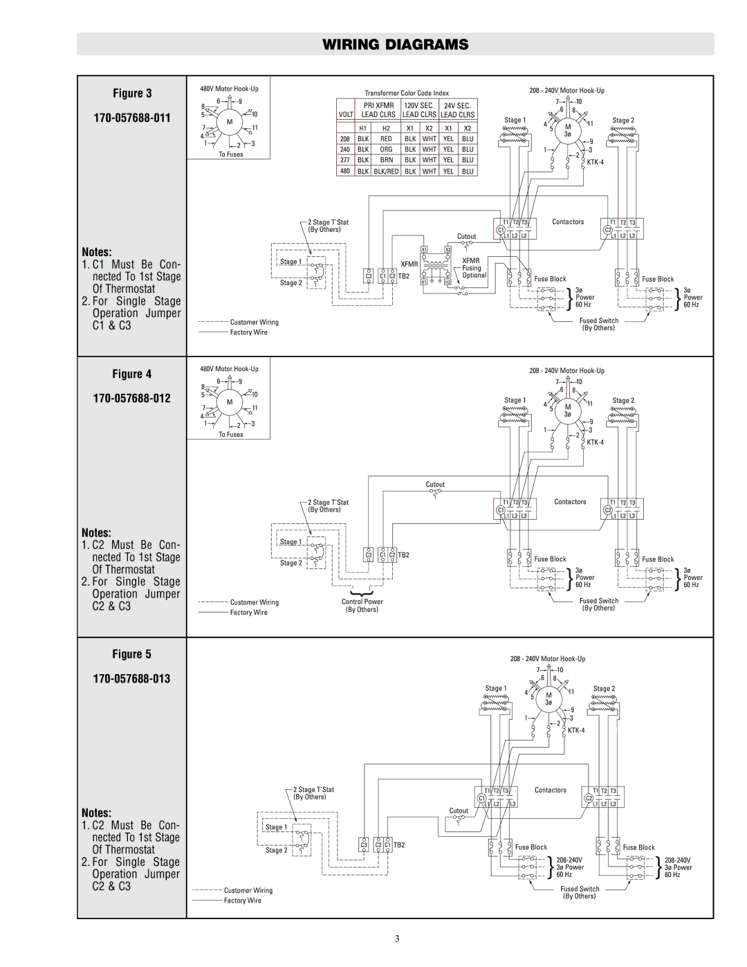 Chromalox PF452-4 specifications Wiring Diagrams, 170-057688-011, 170-057688-012, 170-057688-013 