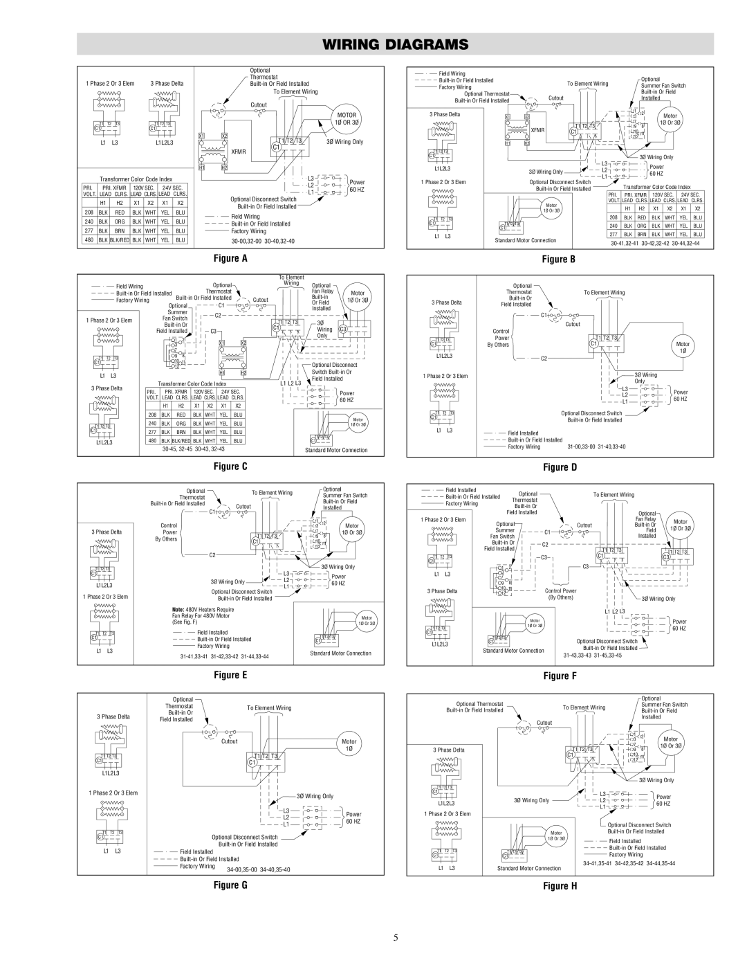 Chromalox PF479-6 dimensions Wiring Diagrams 