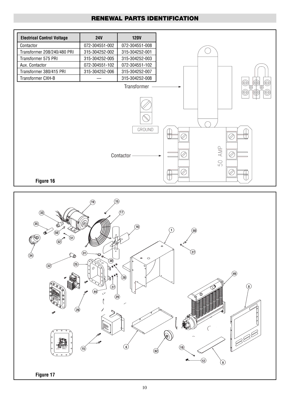 Chromalox PF490-5 installation instructions Transformer Contactor 