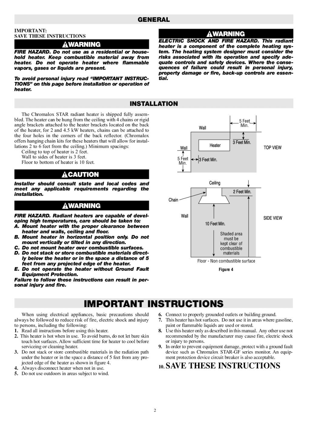 Chromalox PG434-4, PG434-3 specifications General, Installation 