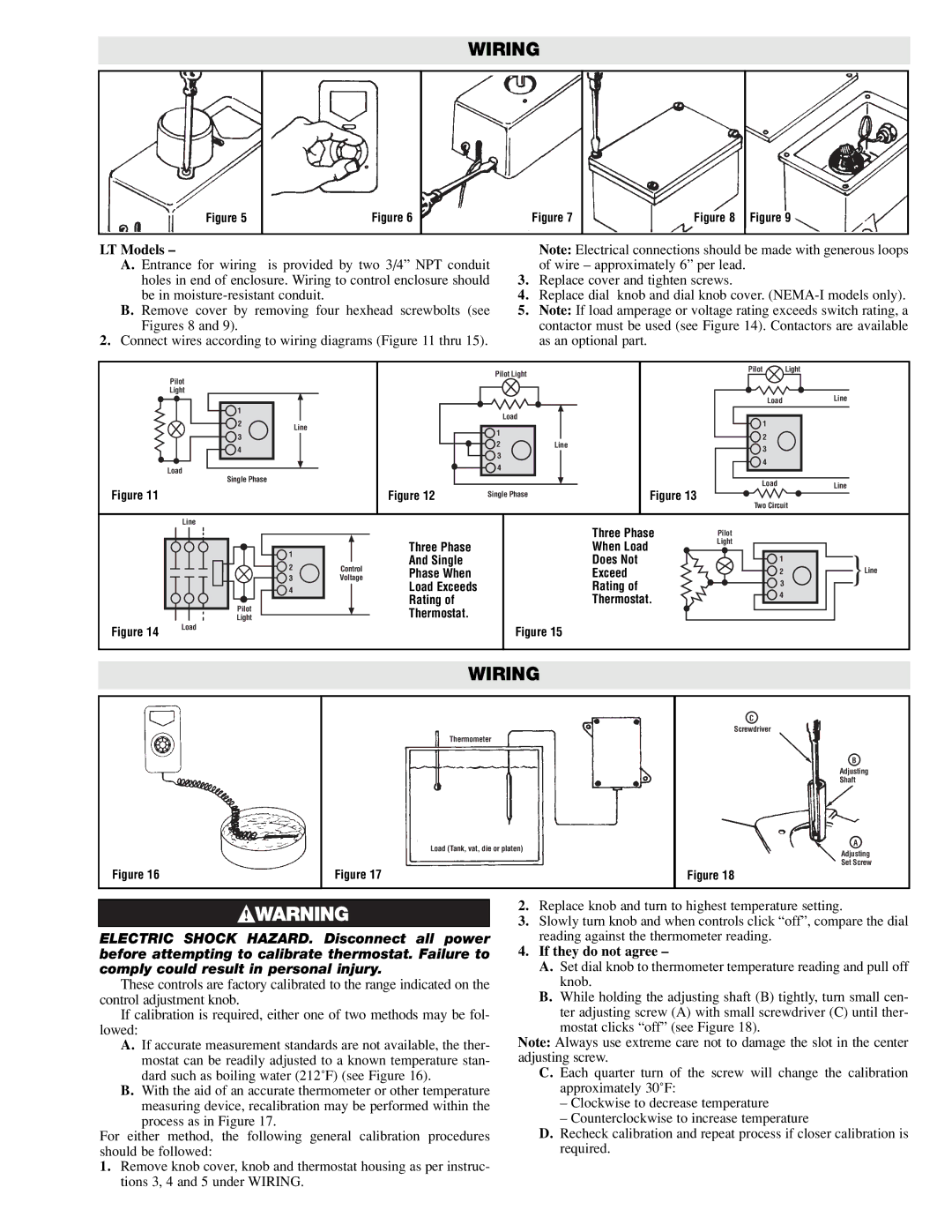 Chromalox PK405-18 installation instructions LT Models, If they do not agree 