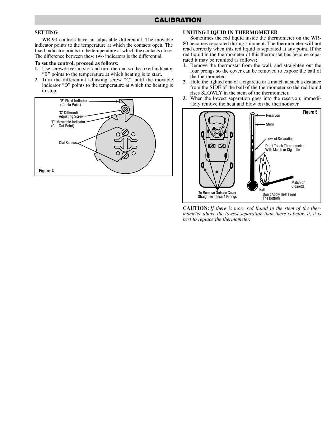 Chromalox PK410-1 installation instructions Setting 