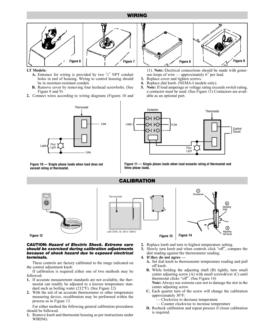 Chromalox PK425-2 specifications Calibration, LT Models, If they do not agree 