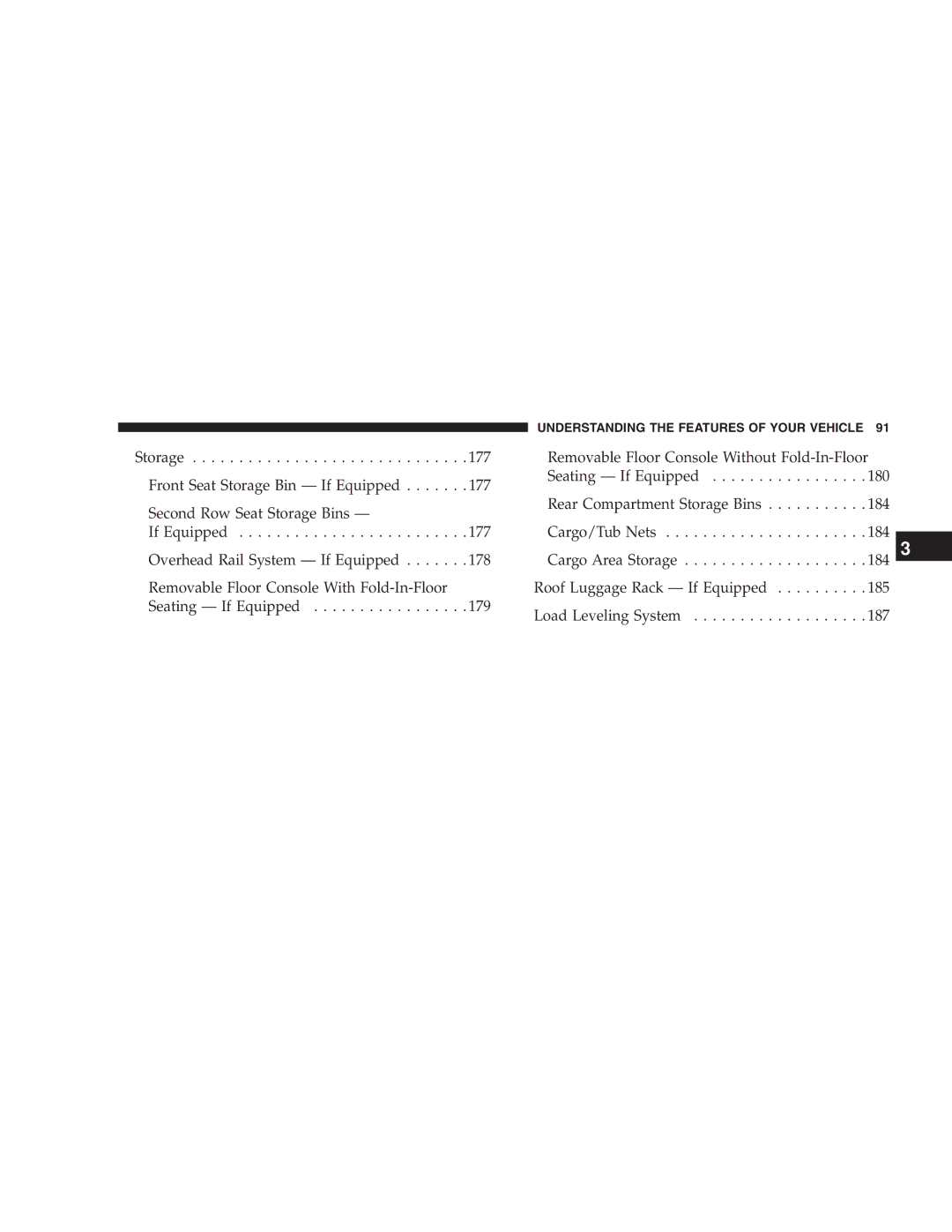 Chrysler 2005 Town and Country manual Understanding the Features of Your Vehicle 