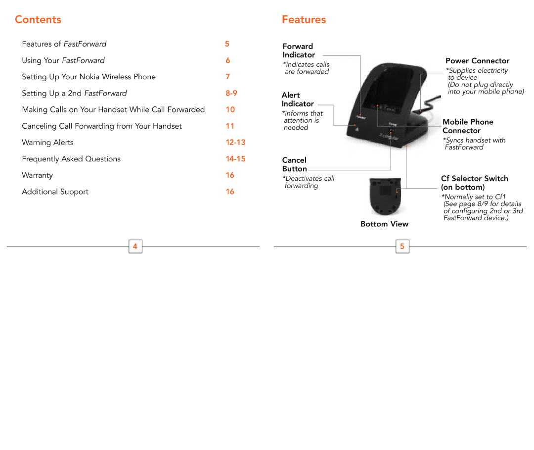 Cingular 6340i manual Contents, Features 