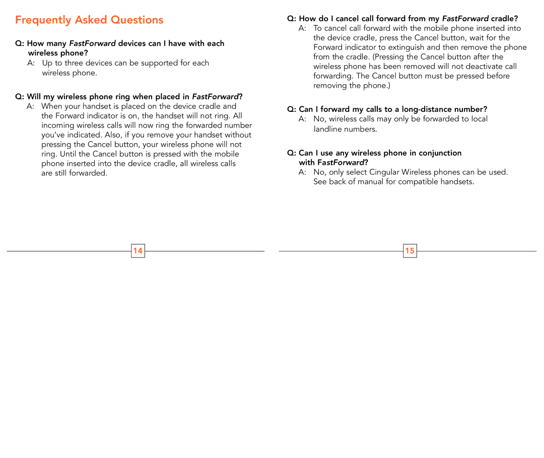 Cingular 6340i manual Frequently Asked Questions 